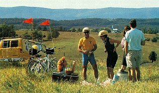 A picnic in the Shenandoah Valley.