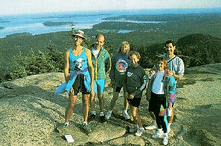 At the top of Cadillac Mountain.