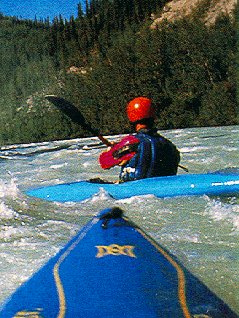 Exploring Alaska's Tonsina River.