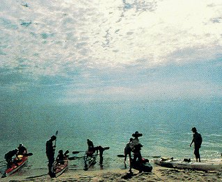 Preparing to launch in Magdalena Bay.