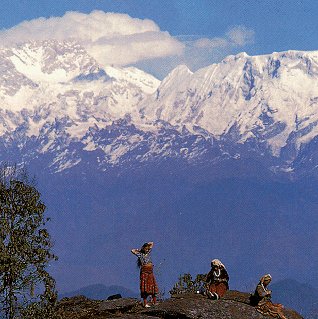 Sherpani porters, below Kanchenjunga, east Nepal.