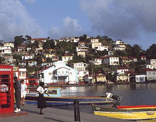 A village on Grenada.