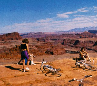 Stopping for a rest in the Canyonlands.