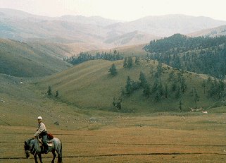 Altai Mountains, once the trail of Ghengis Khan.