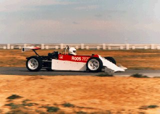 A racer in a Formula 2000 car.