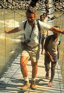 The Pied Piper of the Baliem Valley, Indonesia.