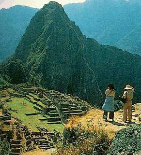 The Inca citadel of Machu Picchu.