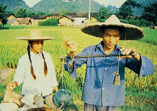 A common scene along your ride in Vietnam.