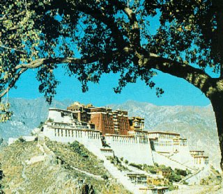 The Potala Palace in Tibet.