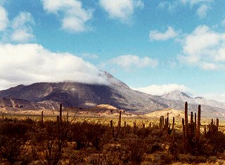 Baja Peninsula in Mexico.