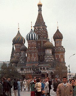 Enjoy the exotic sights of Moscow.