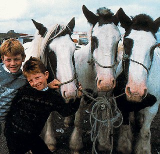 Irish children and friends.