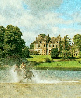 The beautiful estate of the Castle Leslie.