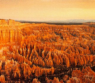 The serrated spires of Bryce National Park.