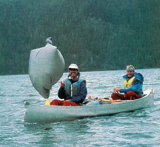 Outward Bound students experiment on Ross Lake.