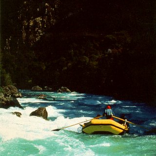 Rapids and canyons make this a challenging trip.