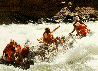 Whitewater excitement on the Colorado.