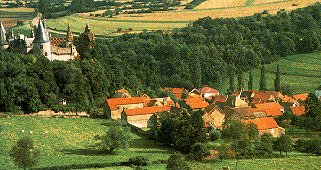 The Chateau La Rochepot in Burgundy.