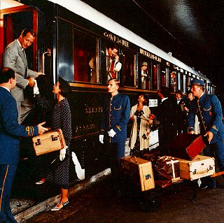 Travel in vintage style aboard the Orient Express.