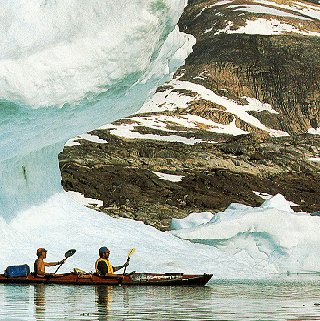 Enjoy some dramatic kayaking.