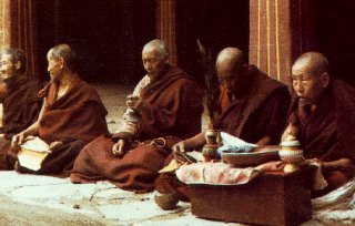 Mongolian monks.