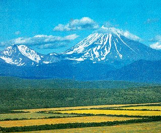 The enigmatic and majestic Kamchatka volcanoes.