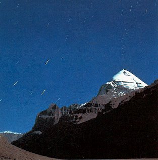 The revered Mount Kailas in Tibet.