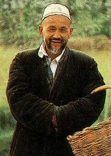 An Uigher man in Kathgar.