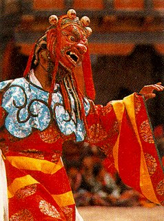 Dancer at the Paro Tschechu.