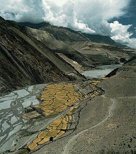 The terrain of north central Nepal.