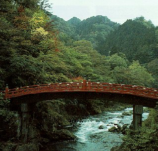 A bridge in Nikko, Japan.