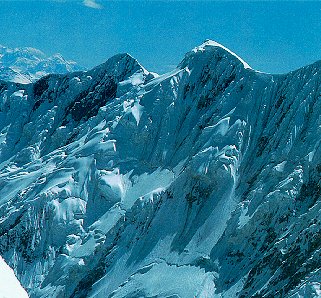 Pamirs peaks from Camp 3 on Pik Lenin.