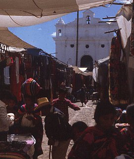 Market day in Chichicastenango, Guatemala.