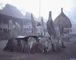 Megalithic ancestral tomb on Flores Island.