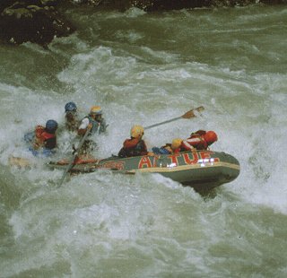 Rafting on the wild Bio-Bio.