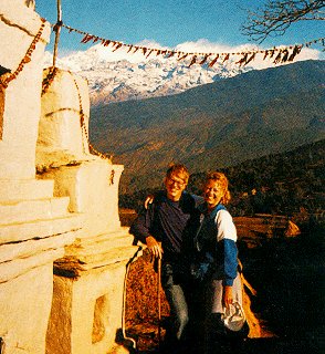 Two OAT trekkers in Nepal.