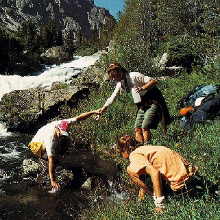 Students learn about themselves in the wilderness.