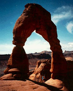 Delicate Arch in Arches National Park.