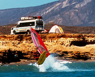 Base camp in Baja.