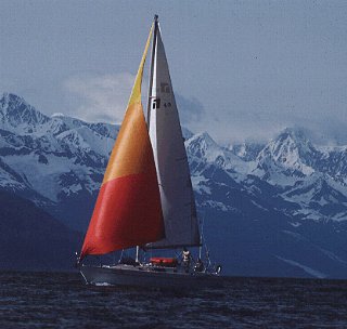 Sailing in Prince William Sound.