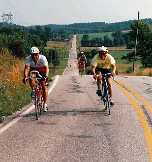 Cycling through southwestern Indiana.