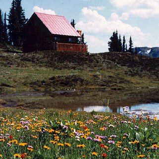 Enjoy the beauty of Wells Backcountry's chalets.