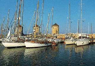 Visit ancient ports on the Mediterranean.