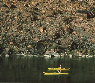 Kayaking on the Green River.