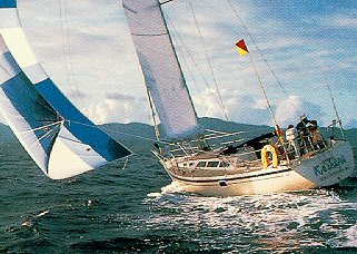 Sailing in the Virgin Islands.