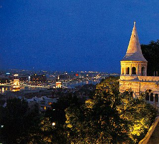 Evening in beautiful Budapest.