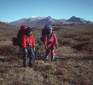 Hiking near the Noatak on a frosty, fall morning.