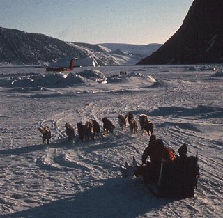 Travel in the traditional style of the Inuit.