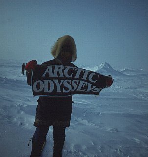 Susan Voorhees at the North Pole.