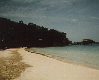 Beautiful beachfront in Belize.